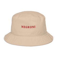Load image into Gallery viewer, Negroni - Organic Embroidered Bucket Hat
