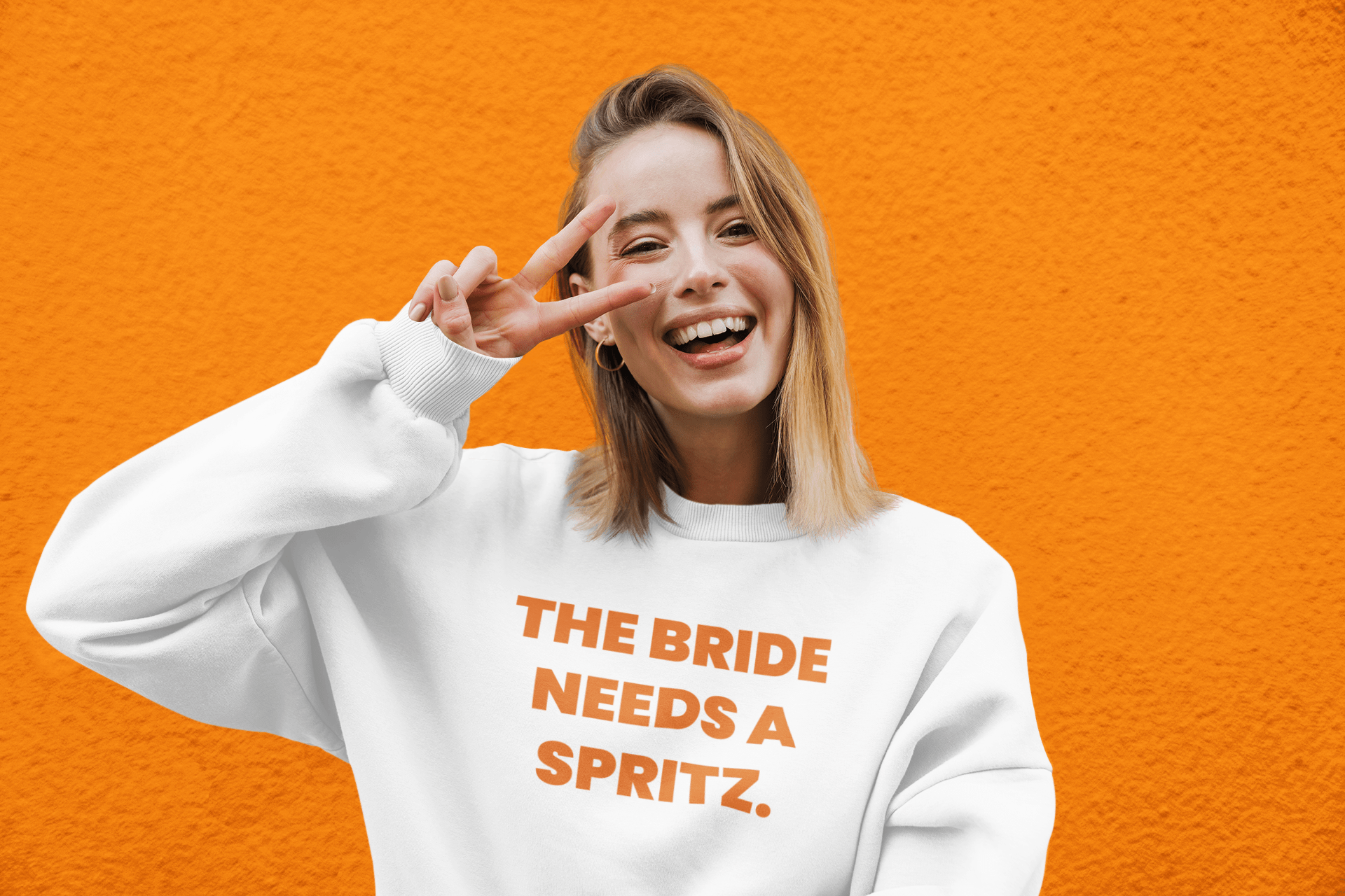 The Bride needs a Spritz - Organic Sweatshirt - The Refined Spirit