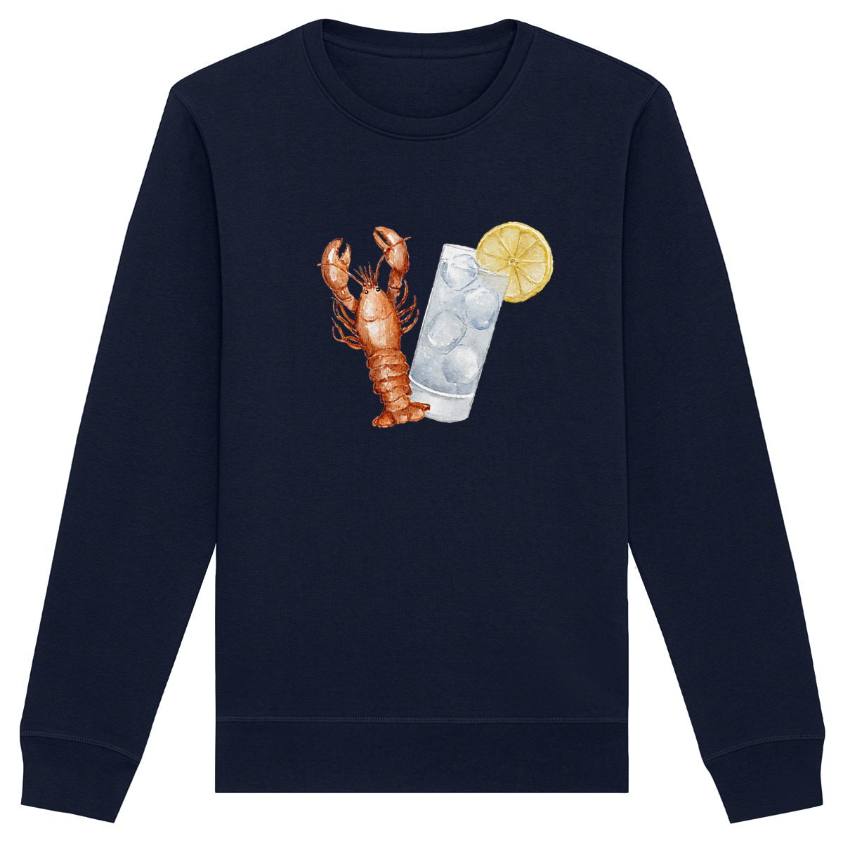 The Lobster &amp; GT Club - Organic Embroidered Sweatshirt - The Refined Spirit