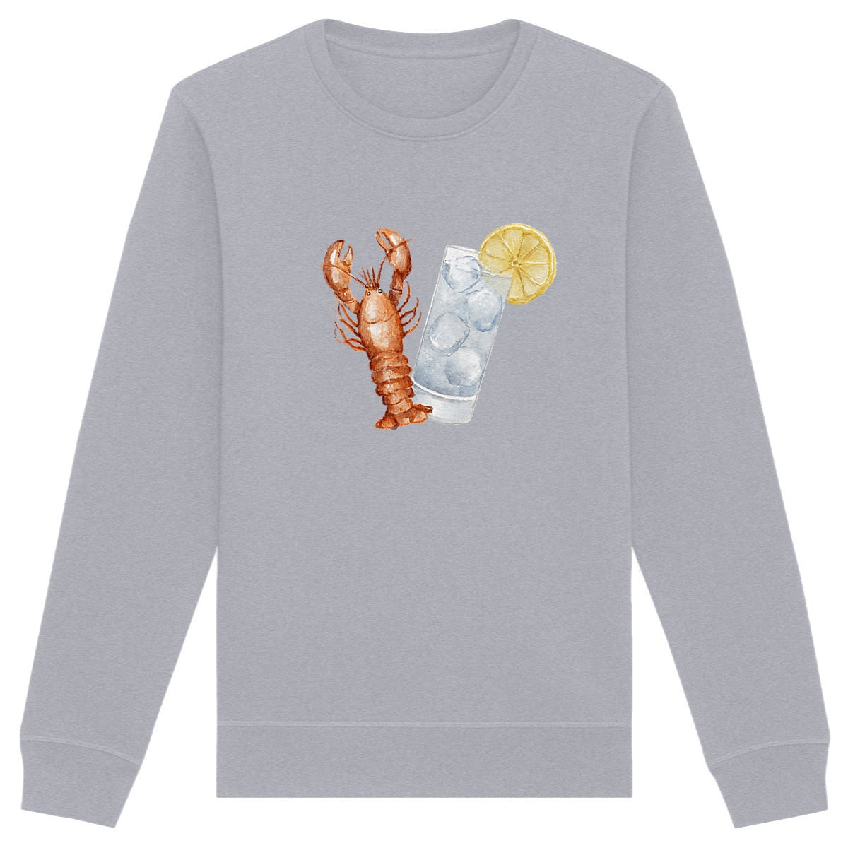 The Lobster &amp; GT Club - Organic Embroidered Sweatshirt - The Refined Spirit