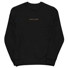 Load image into Gallery viewer, Chai Latte - Organic Embroidered Sweatshirt
