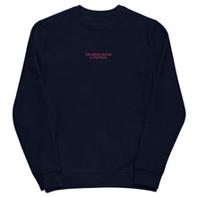 Load image into Gallery viewer, The Bride needs a Cocktail - Organic Embroidered Sweatshirt

