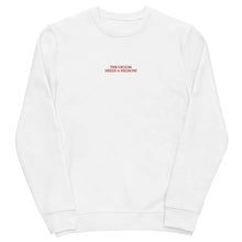 Load image into Gallery viewer, The Groom needs a Negroni - Organic Embroidered Sweatshirt
