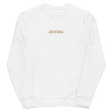 Load image into Gallery viewer, The Groom needs Champagne - Organic Embroidered Sweatshirt
