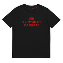 Load image into Gallery viewer, Gin Vermouth Campari - Organic T-shirt
