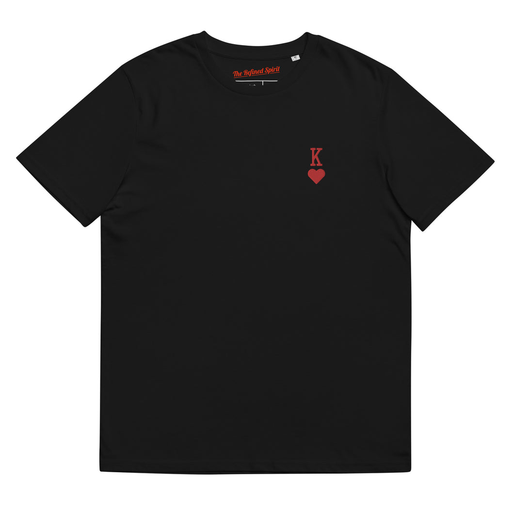 King - Organic Embroidered T-shirt