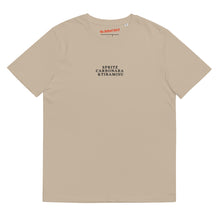 Load image into Gallery viewer, Spritz, Pasta &amp; Tiramisu - Organic Embroidered T-shirt
