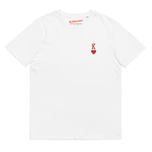 Load image into Gallery viewer, King - Organic Embroidered T-shirt
