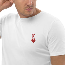 Load image into Gallery viewer, King - Organic Embroidered T-shirt
