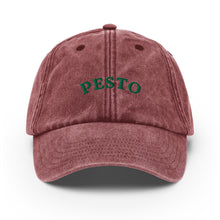 Load image into Gallery viewer, Pesto - Embroidered Vintage Cap
