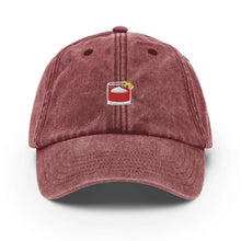 Load image into Gallery viewer, Negroni Glass - Embroidered Vintage Cap
