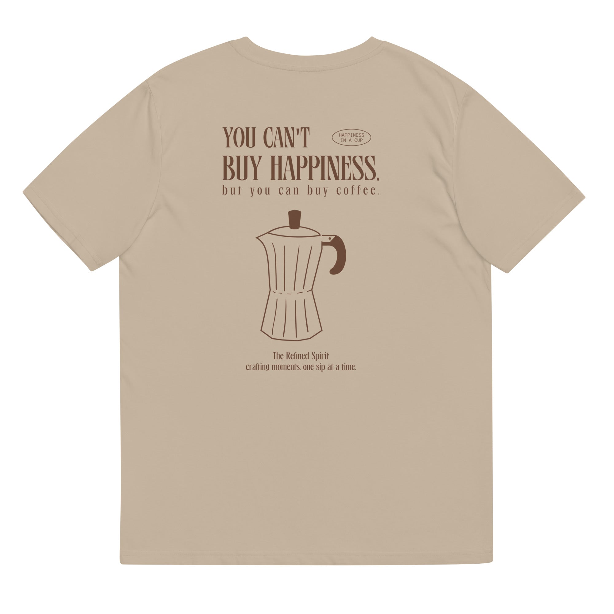 You can't buy happiness but you can buy coffe - Organic T-shirt - The Refined Spirit